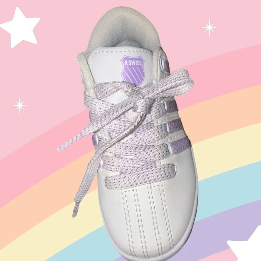K- Swiss Girls’ Sneakers – Size 11 (Toddler/Youth)